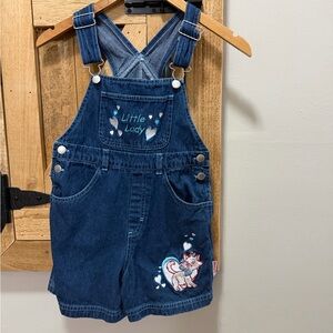 Vintage little lady overalls